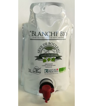 Sève de bouleau fraîche bio 3 L