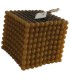 Bougie en cire d'abeille cube