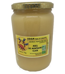 Miel de montagne clair bio 1kg