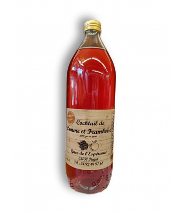 Cocktail pomme et framboise 1L