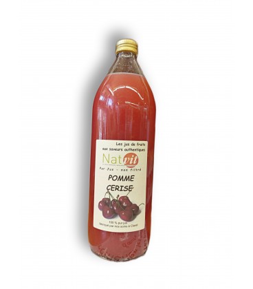 Jus de pomme cerise 1L